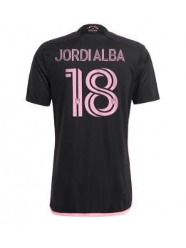 Moški Nogometna dresi replika Inter Miami Jordi Alba #18 Gostujoči 2023-24 Kratek rokav